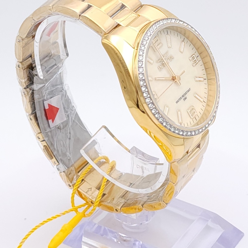 Invicta Specialty Gold MOP Dial Watch 38mm - Picture 6 of 17